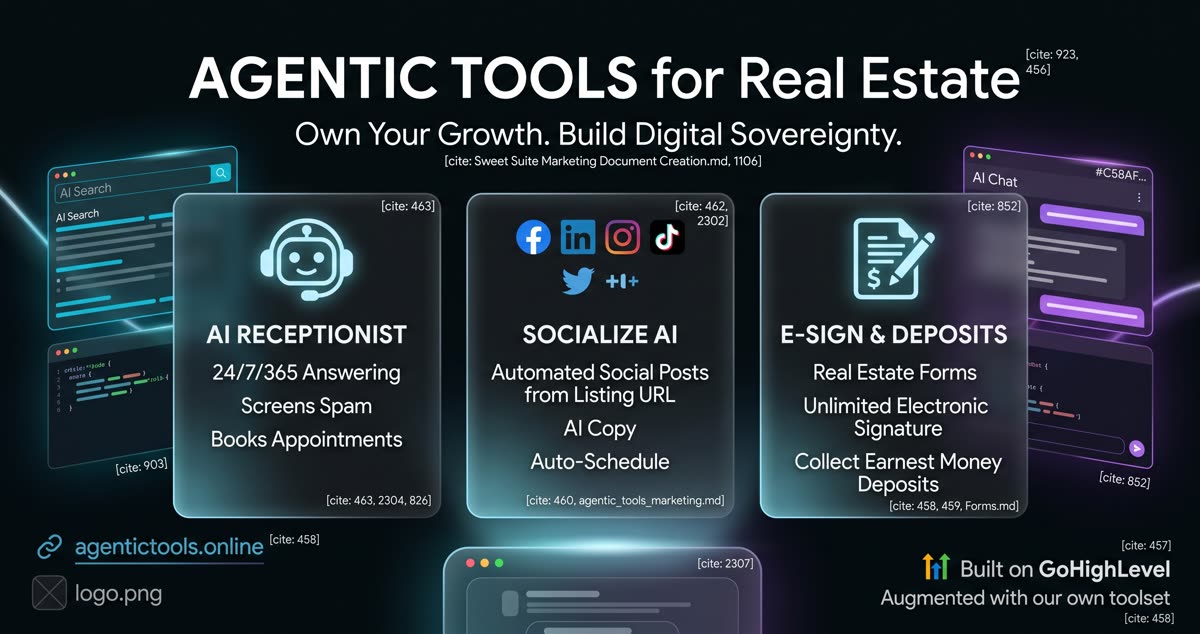 AI Real Estate Platform for Agents & Teams | Agentic Tools — Never Drop ...